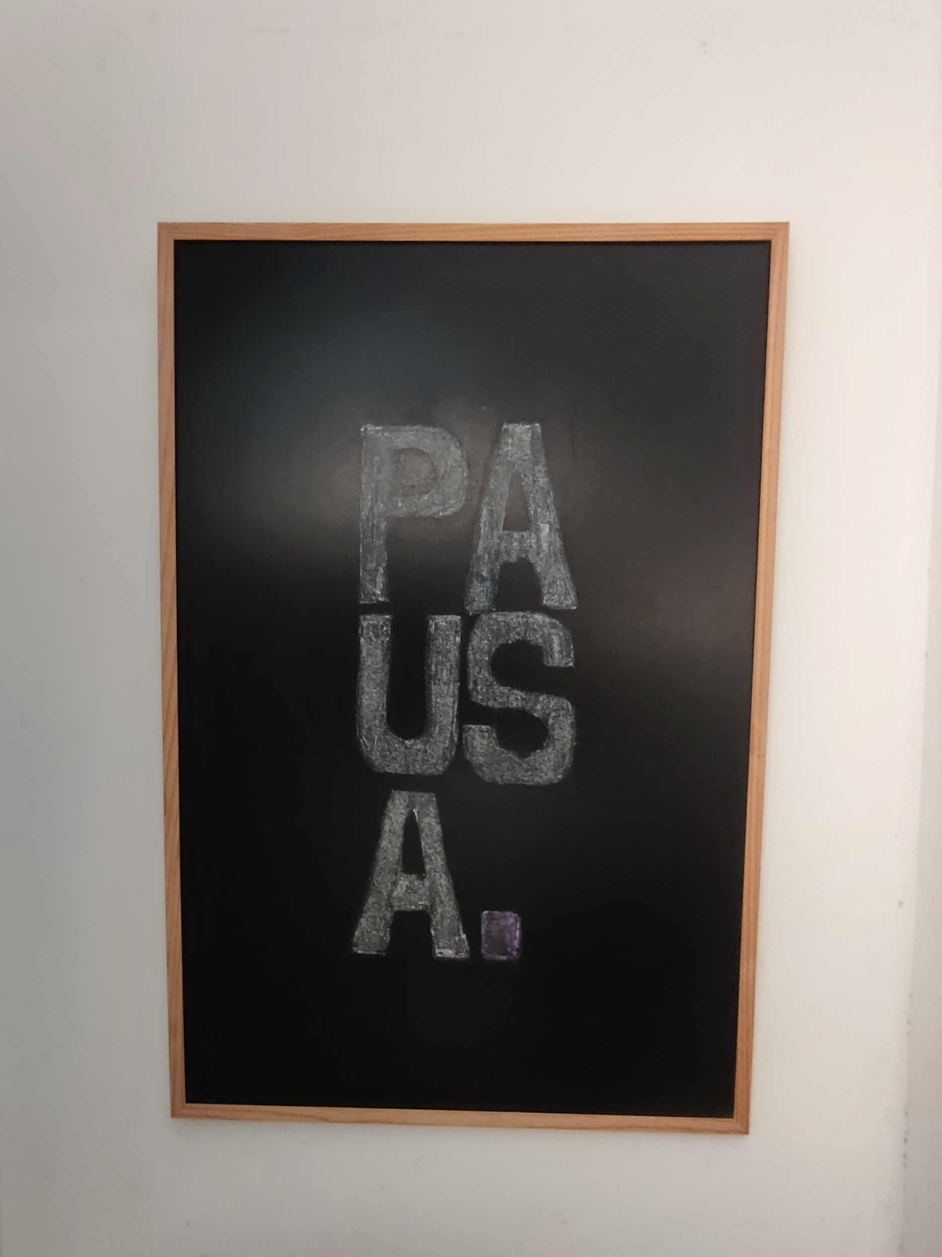 Haz una pausa para conocerte